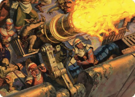 Mana Cannons Art Card [Dominaria United Art Series] | Game Master's Emporium (The New GME)