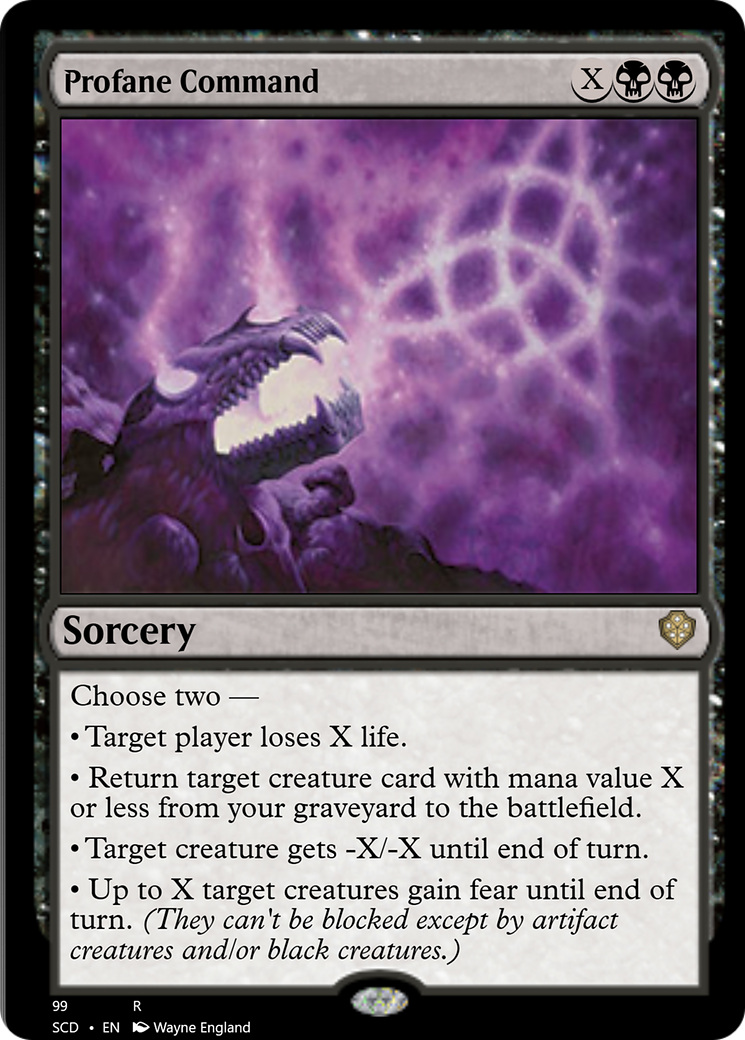 Profane Command [Starter Commander Decks] | Game Master's Emporium (The New GME)