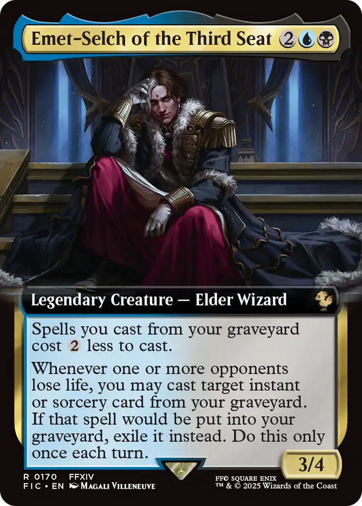 Emet-Selch of the Third Seat (Extended Art) [FINAL FANTASY Commander] | Game Master's Emporium (The New GME)