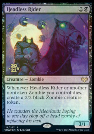 Headless Rider [Innistrad: Crimson Vow Prerelease Promos] | Game Master's Emporium (The New GME)