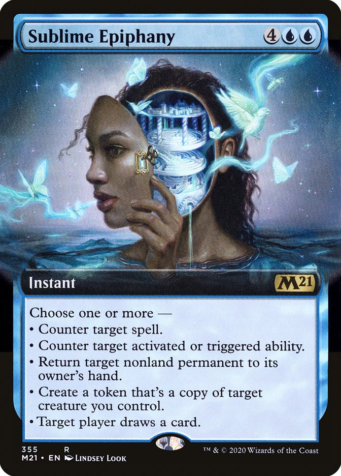 Sublime Epiphany (Extended Art) [Core Set 2021] | Game Master's Emporium (The New GME)