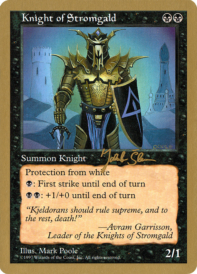 Knight of Stromgald (Jakub Slemr) [World Championship Decks 1997] | Game Master's Emporium (The New GME)