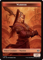 Servo // Warrior Double-Sided Token [Tarkir: Dragonstorm Commander Tokens] | Game Master's Emporium (The New GME)
