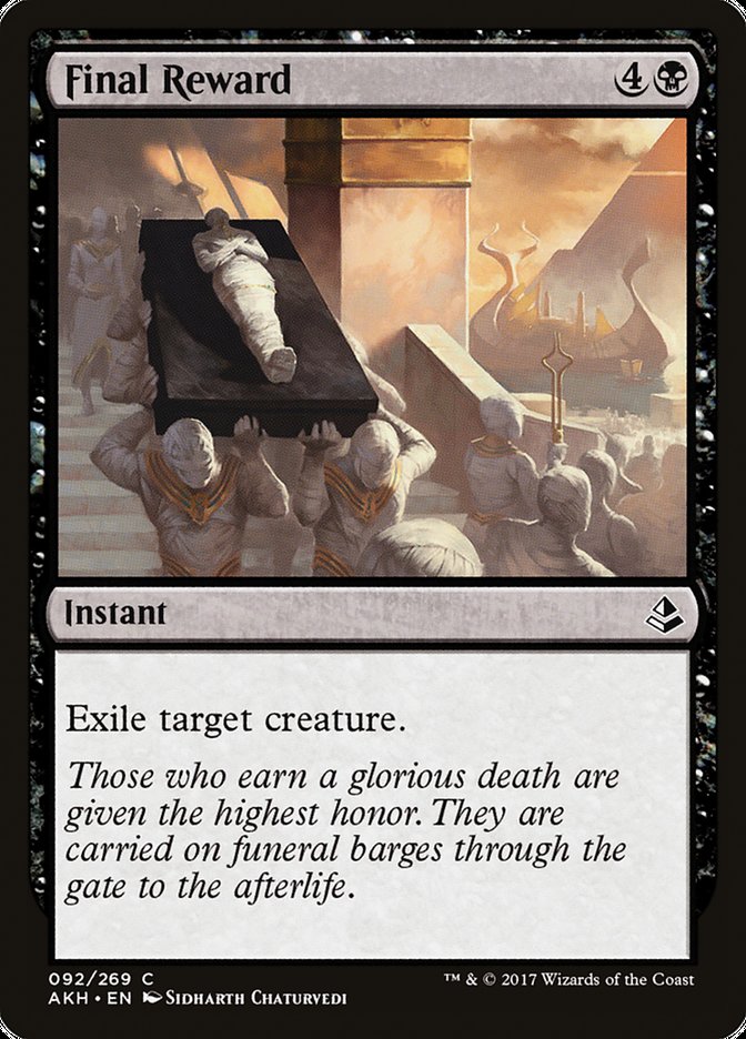 Final Reward [Amonkhet] | Game Master's Emporium (The New GME)