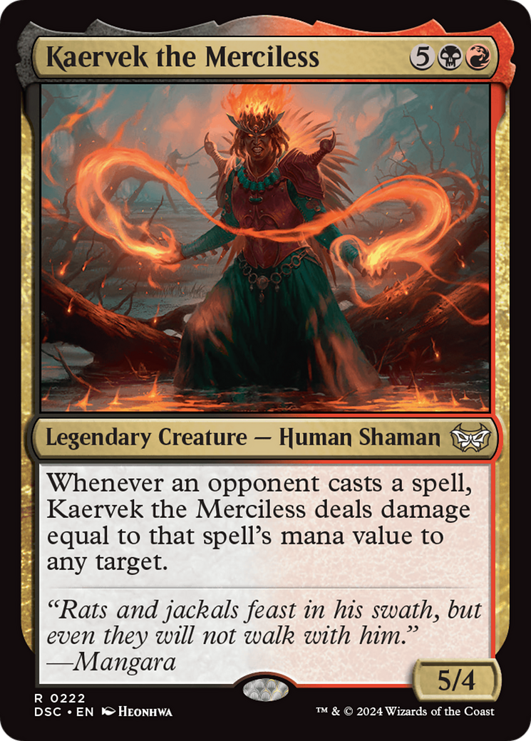 Kaervek the Merciless [Duskmourn: House of Horror Commander] | Game Master's Emporium (The New GME)