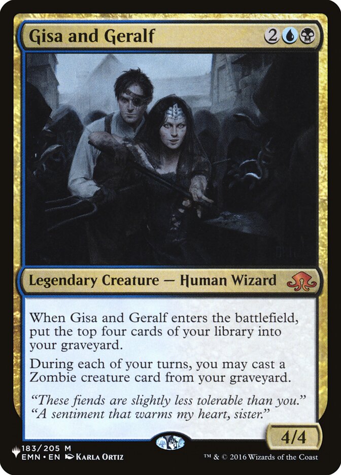Gisa and Geralf [The List] | Game Master's Emporium (The New GME)