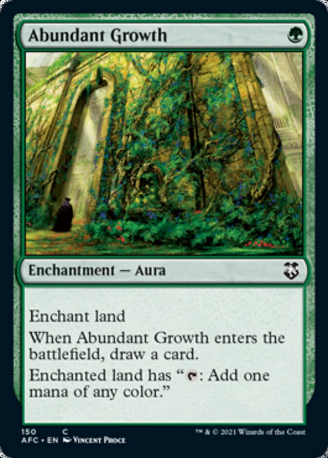 Abundant Growth [Dungeons & Dragons: Adventures in the Forgotten Realms Commander] | Game Master's Emporium (The New GME)