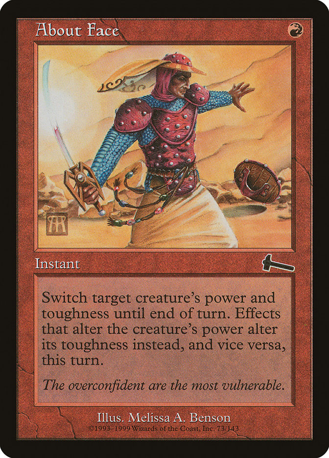 About Face [Urza's Legacy] | Game Master's Emporium (The New GME)