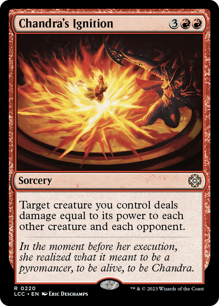 Chandra's Ignition [The Lost Caverns of Ixalan Commander] | Game Master's Emporium (The New GME)