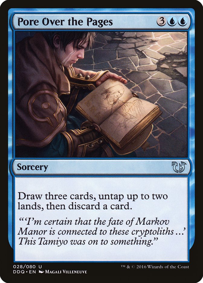 Pore Over the Pages [Duel Decks: Blessed vs. Cursed] | Game Master's Emporium (The New GME)