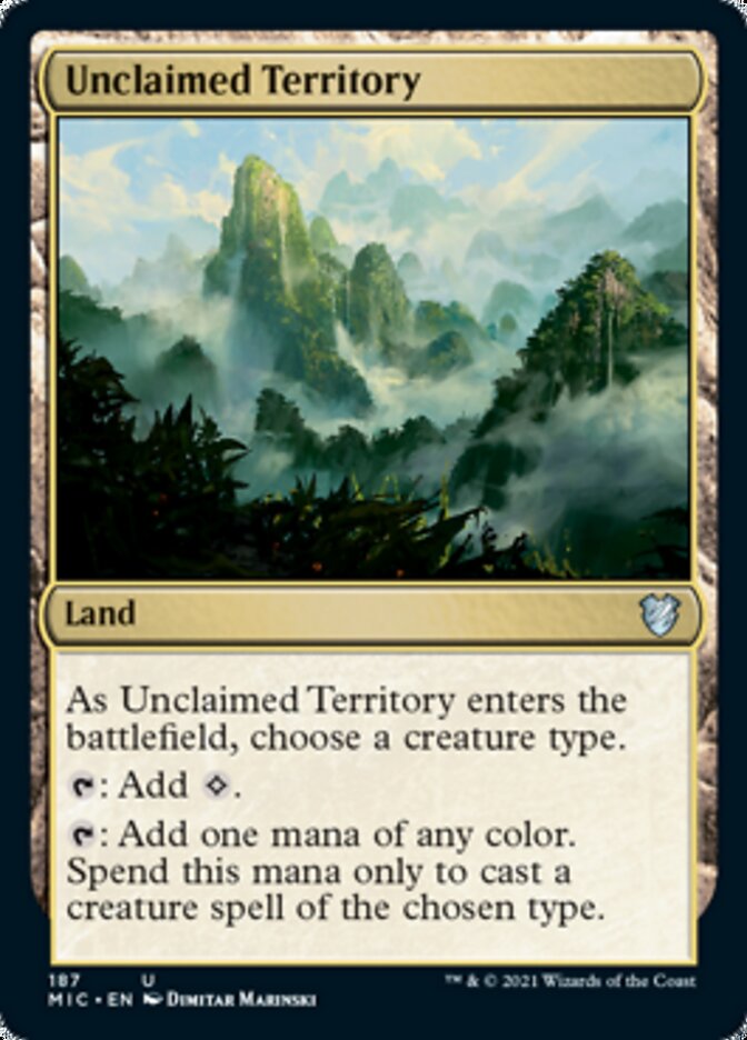 Unclaimed Territory [Innistrad: Midnight Hunt Commander] | Game Master's Emporium (The New GME)