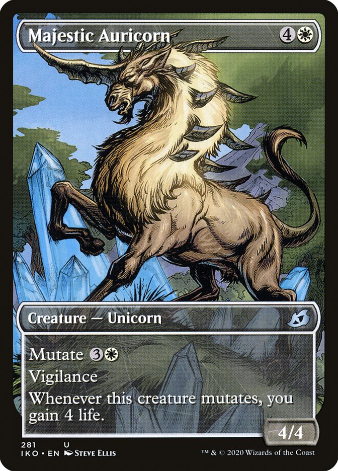 Majestic Auricorn (Showcase) [Ikoria: Lair of Behemoths] | Game Master's Emporium (The New GME)