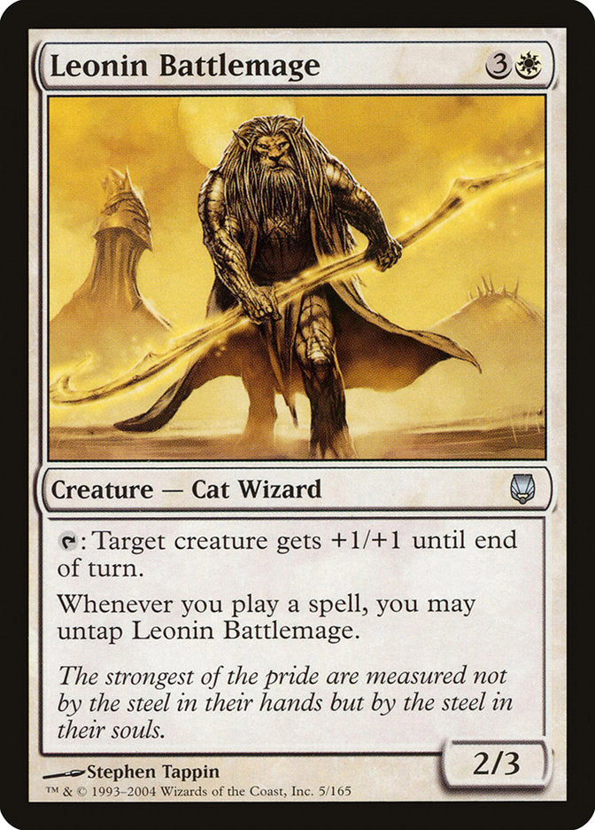 Leonin Battlemage [Darksteel] | Game Master's Emporium (The New GME)