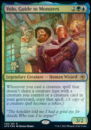 Volo, Guide to Monsters [Dungeons & Dragons: Adventures in the Forgotten Realms Prerelease Promos] | Game Master's Emporium (The New GME)