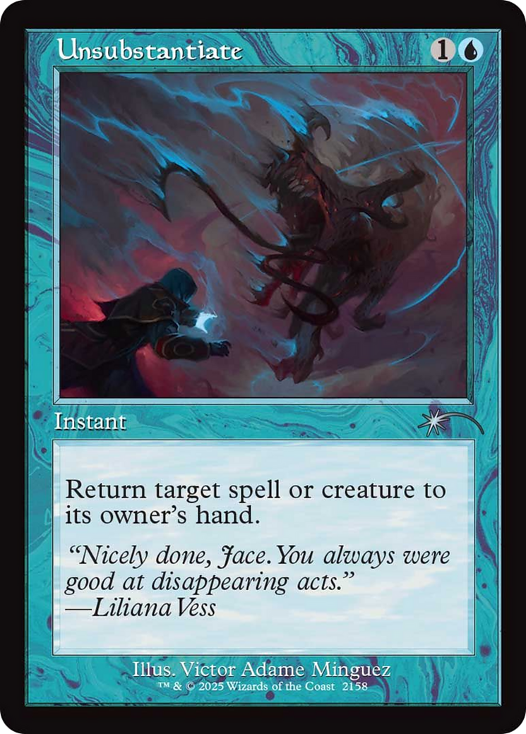 Unsubstantiate (Retro Frame) [Secret Lair Drop Series] | Game Master's Emporium (The New GME)