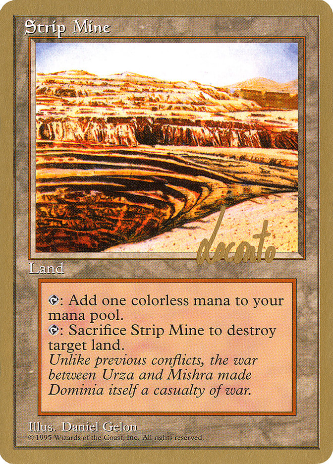 Strip Mine (Michael Loconto) [Pro Tour Collector Set] | Game Master's Emporium (The New GME)