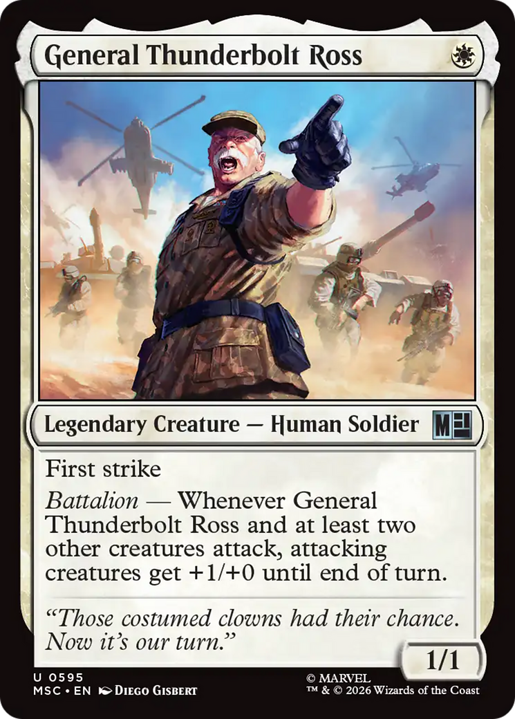 General Thunderbolt Ross [Marvel Super Heroes Commander] | Game Master's Emporium (The New GME)