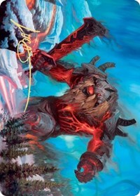 Quakebringer Art Card (Gold-Stamped Signature) [Kaldheim Art Series] | Game Master's Emporium (The New GME)