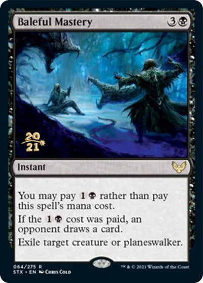 Baleful Mastery [Strixhaven: School of Mages Prerelease Promos] | Game Master's Emporium (The New GME)