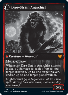 Volatile Arsonist // Dire-Strain Anarchist [Innistrad: Double Feature] | Game Master's Emporium (The New GME)