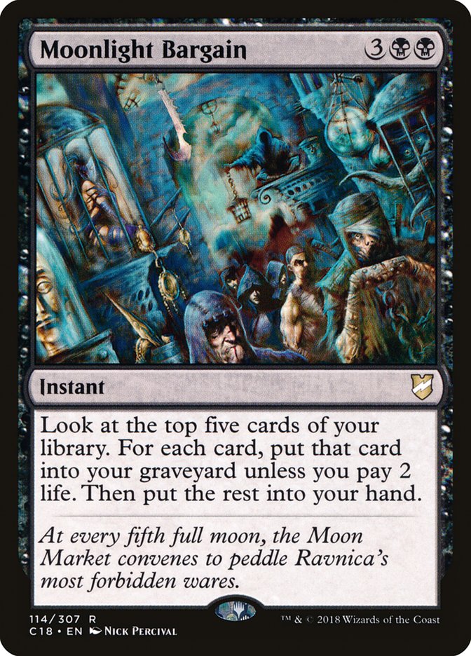 Moonlight Bargain [Commander 2018] | Game Master's Emporium (The New GME)