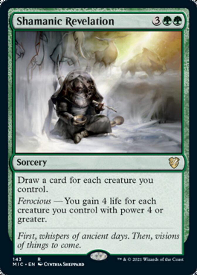 Shamanic Revelation [Innistrad: Midnight Hunt Commander] | Game Master's Emporium (The New GME)