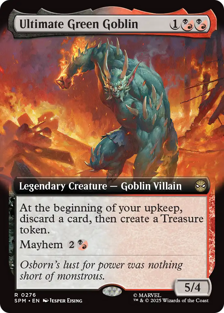 Ultimate Green Goblin (Extended Art) [Marvel's Spider-Man] | Game Master's Emporium (The New GME)
