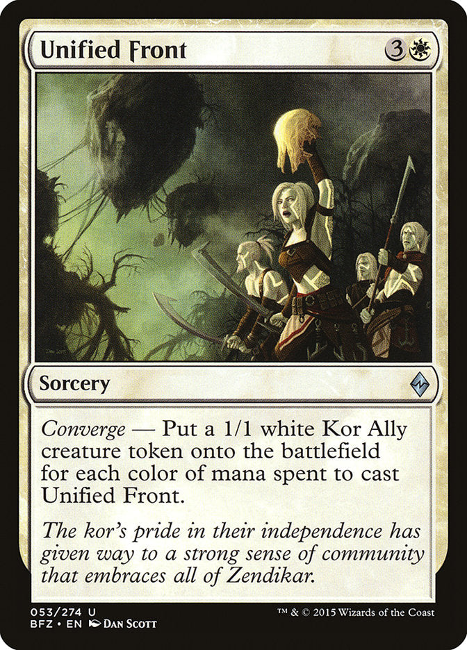 Unified Front [Battle for Zendikar] | Game Master's Emporium (The New GME)