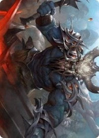 Frenzied Raider Art Card [Kaldheim Art Series] | Game Master's Emporium (The New GME)