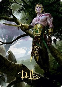 Tyvar Kell Art Card (Gold-Stamped Signature) [Kaldheim Art Series] | Game Master's Emporium (The New GME)
