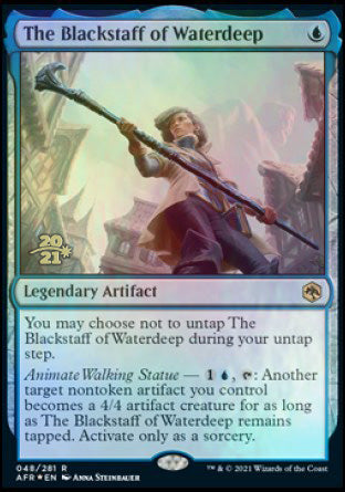 The Blackstaff of Waterdeep [Dungeons & Dragons: Adventures in the Forgotten Realms Prerelease Promos] | Game Master's Emporium (The New GME)