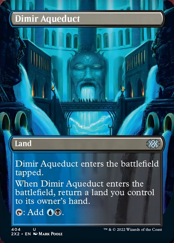 Dimir Aqueduct (Borderless Alternate Art) [Double Masters 2022] | Game Master's Emporium (The New GME)