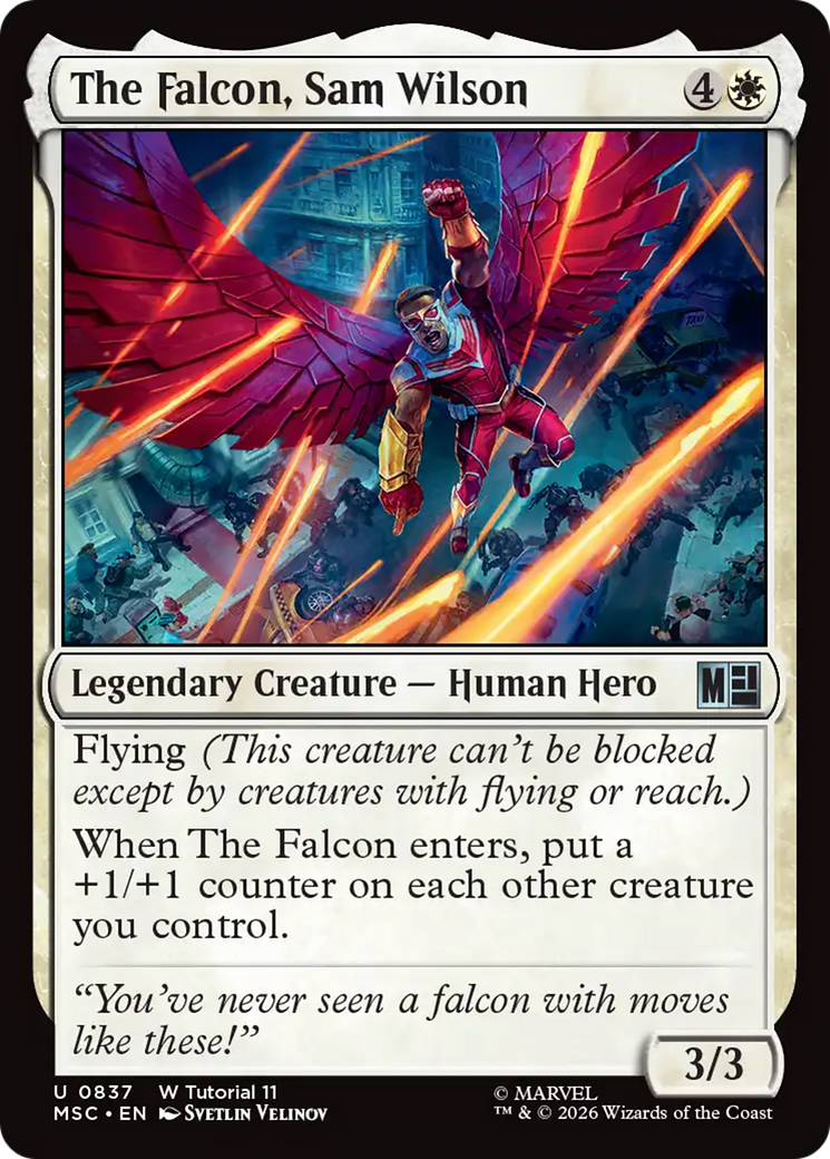 The Falcon, Sam Wilson (0837) [Marvel Super Heroes Commander] | Game Master's Emporium (The New GME)