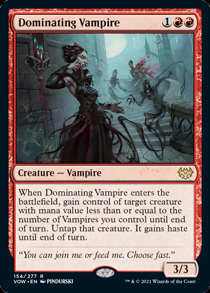 Dominating Vampire [Innistrad: Crimson Vow] | Game Master's Emporium (The New GME)