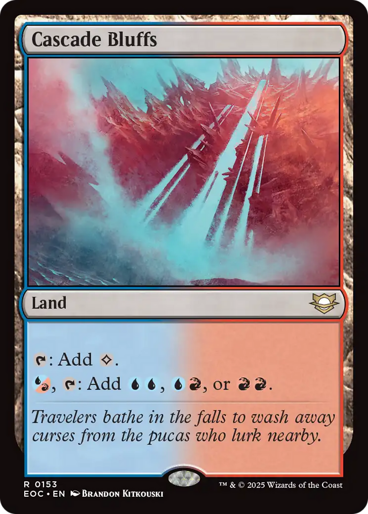 Cascade Bluffs [Edge of Eternities Commander] | Game Master's Emporium (The New GME)