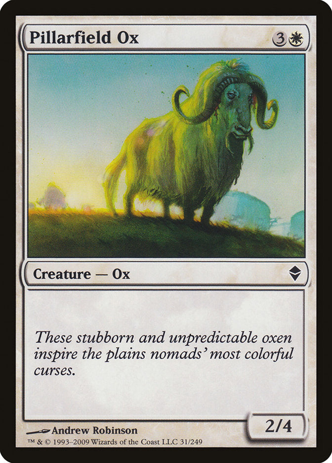Pillarfield Ox [Zendikar] | Game Master's Emporium (The New GME)