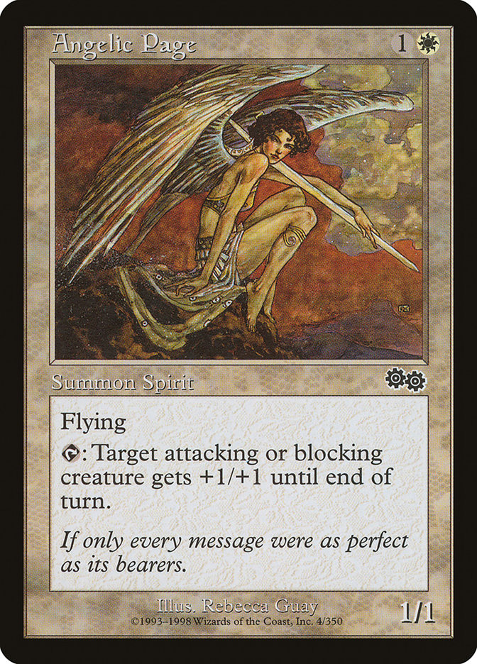 Angelic Page [Urza's Saga] | Game Master's Emporium (The New GME)