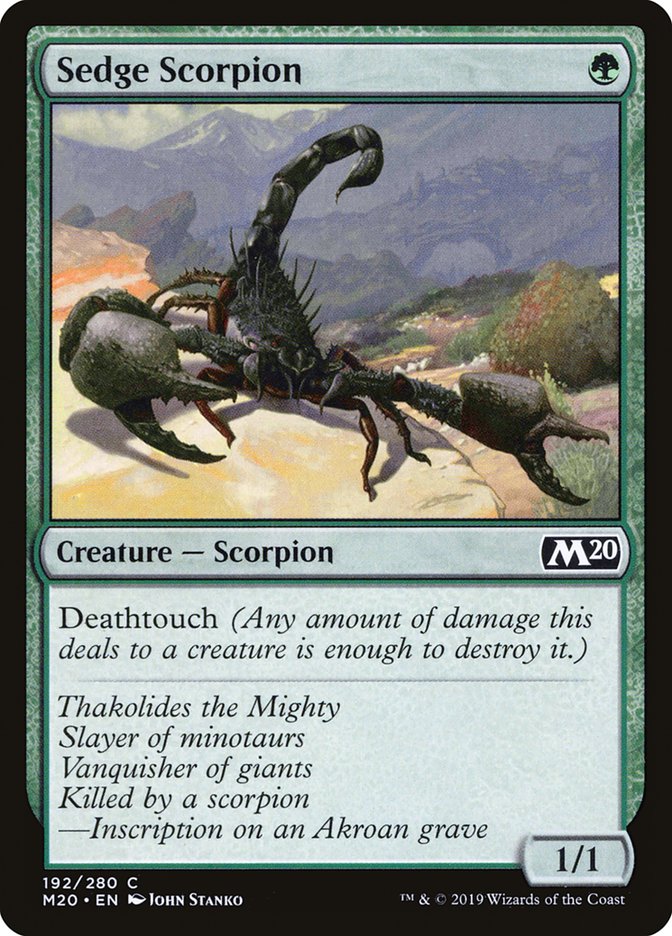 Sedge Scorpion [Core Set 2020] | Game Master's Emporium (The New GME)
