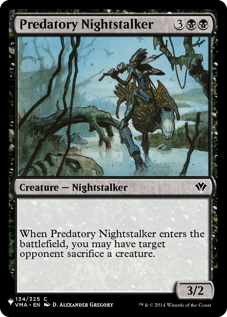 Predatory Nightstalker [The List] | Game Master's Emporium (The New GME)