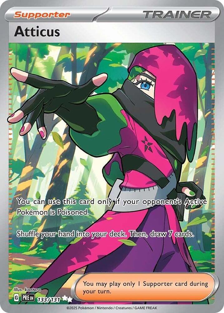 Atticus (133/131) [Scarlet & Violet: Prismatic Evolutions] | Game Master's Emporium (The New GME)