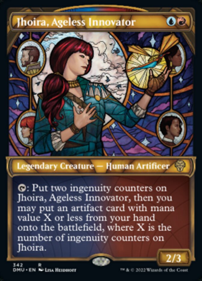 Jhoira, Ageless Innovator (Showcase Textured) [Dominaria United] | Game Master's Emporium (The New GME)
