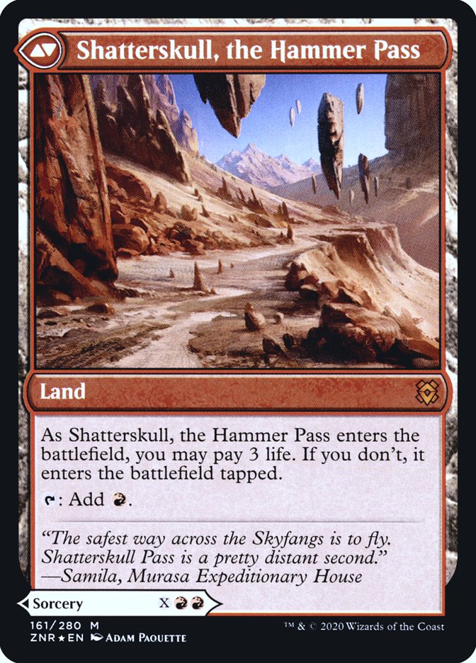 Shatterskull Smashing // Shatterskull, the Hammer Pass [Zendikar Rising Prerelease Promos] | Game Master's Emporium (The New GME)