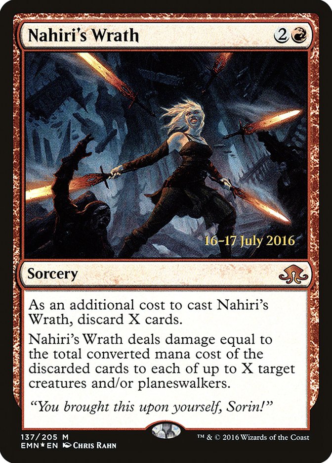 Nahiri's Wrath (Prerelease) [Eldritch Moon Promos] | Game Master's Emporium (The New GME)