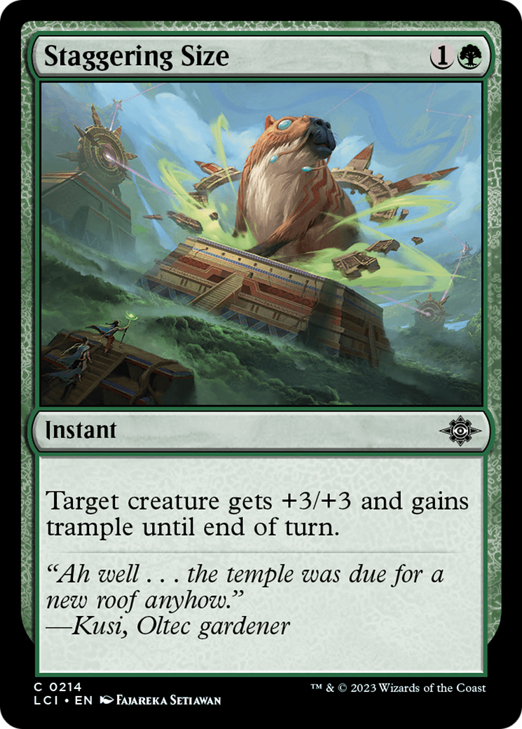 Staggering Size [The Lost Caverns of Ixalan] | Game Master's Emporium (The New GME)