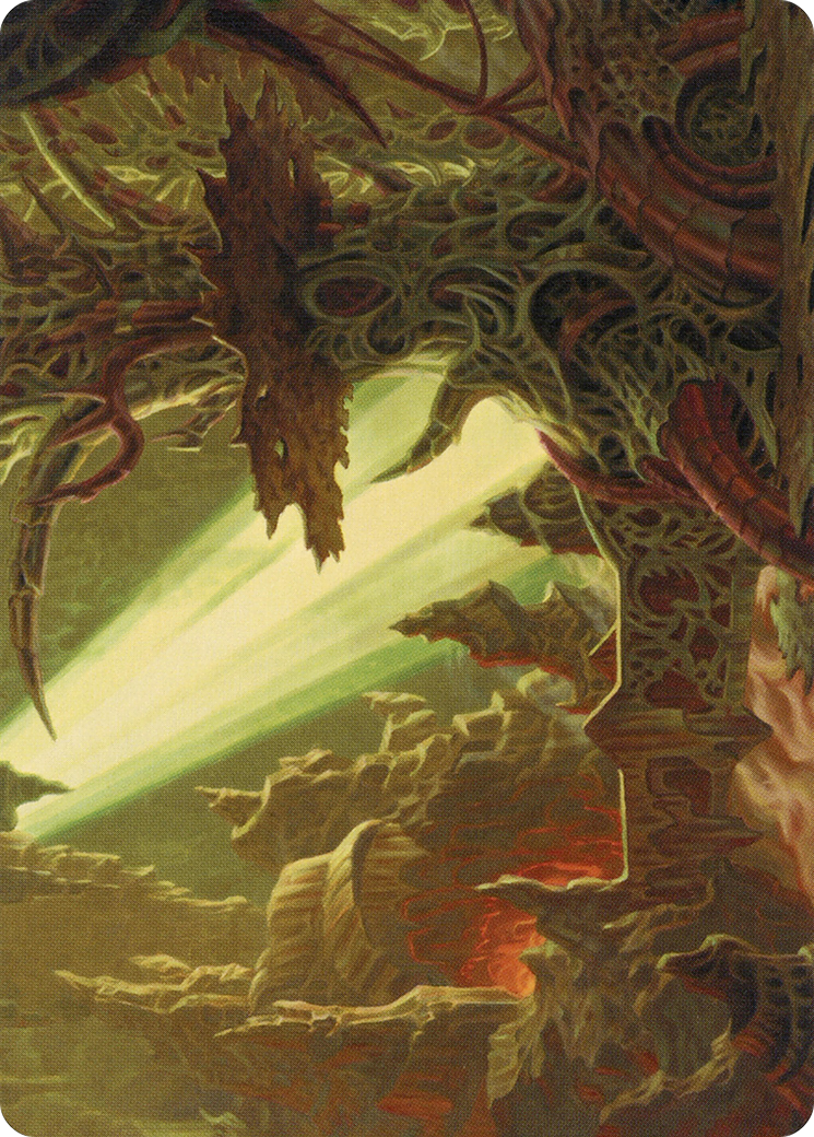 Darkmoss Bridge Art Card [Modern Horizons 2 Art Series] | Game Master's Emporium (The New GME)