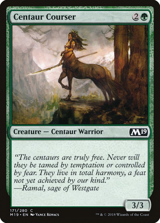 Centaur Courser [Core Set 2019] | Game Master's Emporium (The New GME)