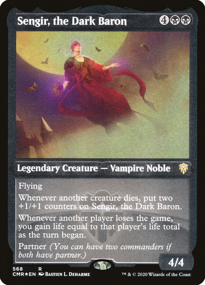 Sengir, the Dark Baron (Etched) [Commander Legends] | Game Master's Emporium (The New GME)