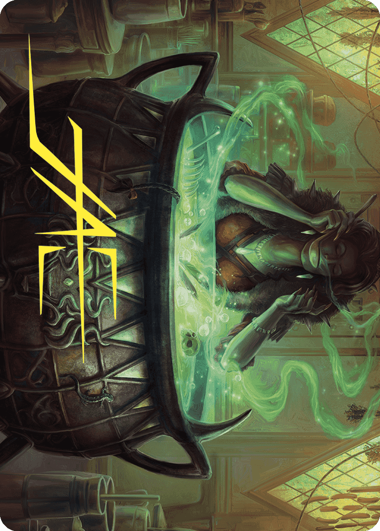 Agatha's Soul Cauldron Art Card (Gold-Stamped Signature) [Wilds of Eldraine Art Series] | Game Master's Emporium (The New GME)