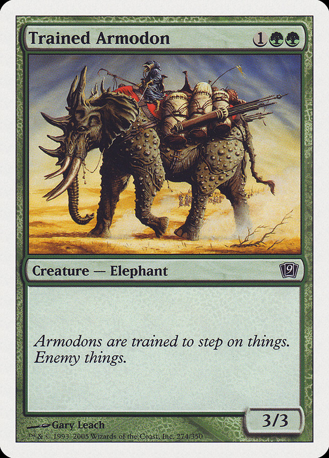 Trained Armodon [Ninth Edition] | Game Master's Emporium (The New GME)