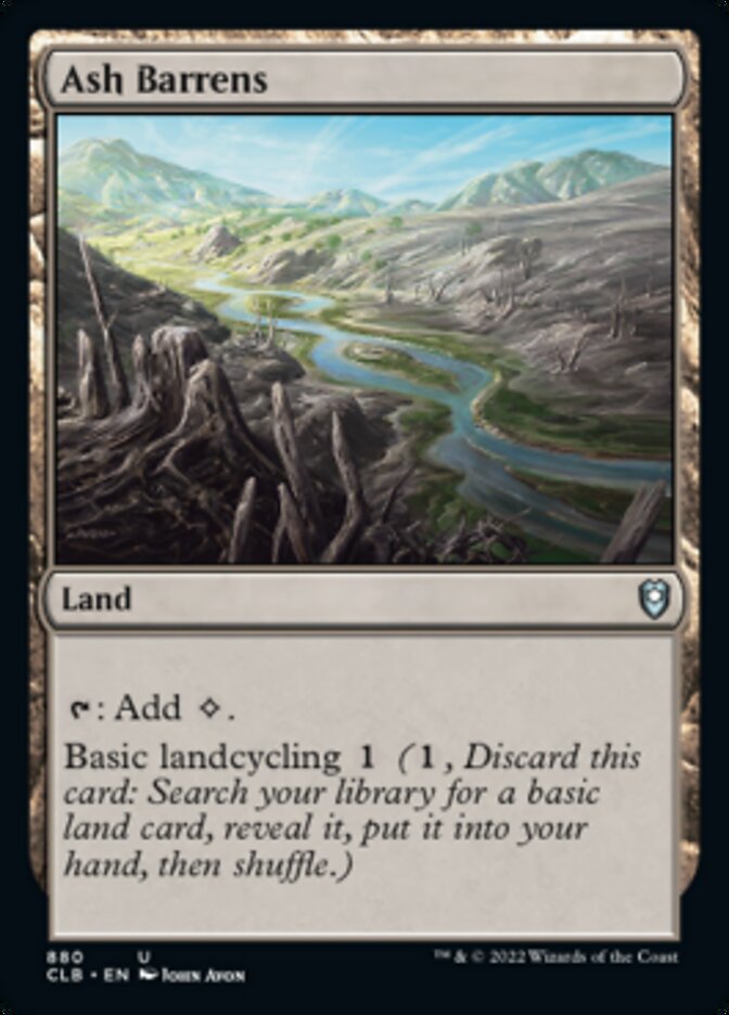 Ash Barrens [Commander Legends: Battle for Baldur's Gate] | Game Master's Emporium (The New GME)